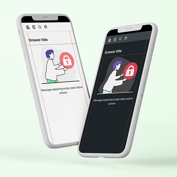 Mobile light and dark components